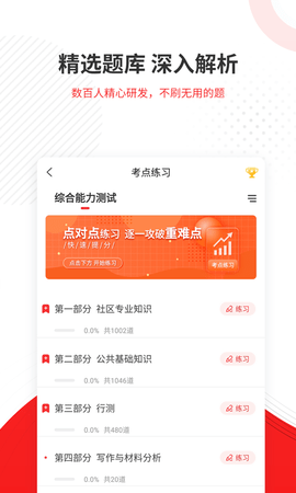 社区招聘题库截图2