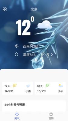 桃子天气日历截图0