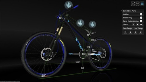 Bike 3D configurations山地自行车截图3