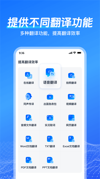 一键语音翻译截图1