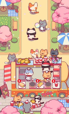猫猫空闲餐厅截图0