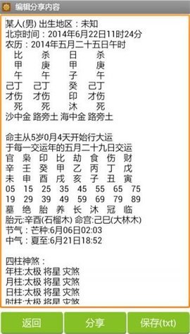批八字算命软件截图1