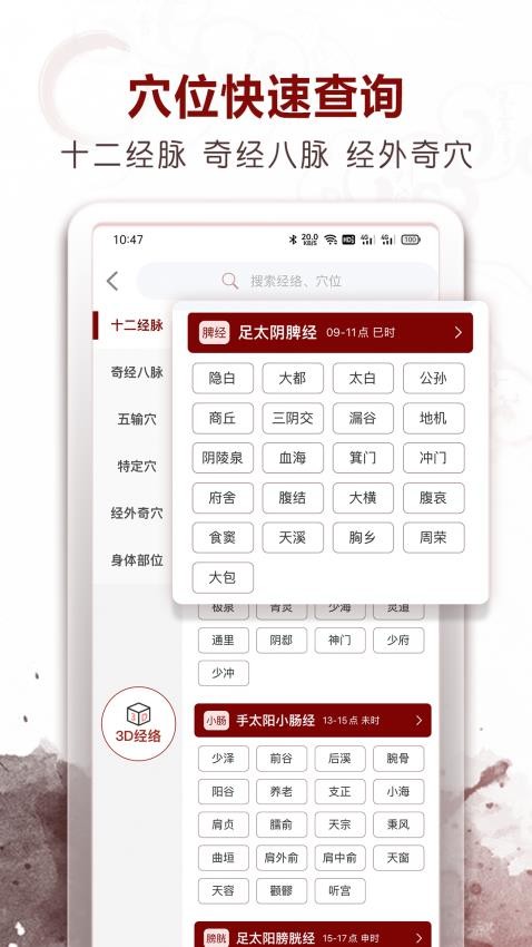 中医经络穴位截图3