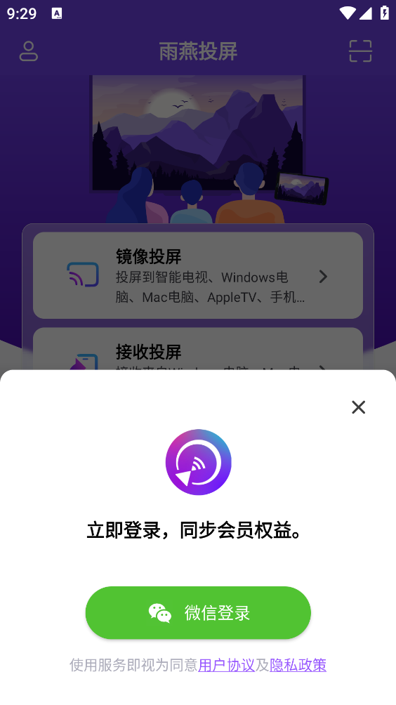 雨燕投屏截图1