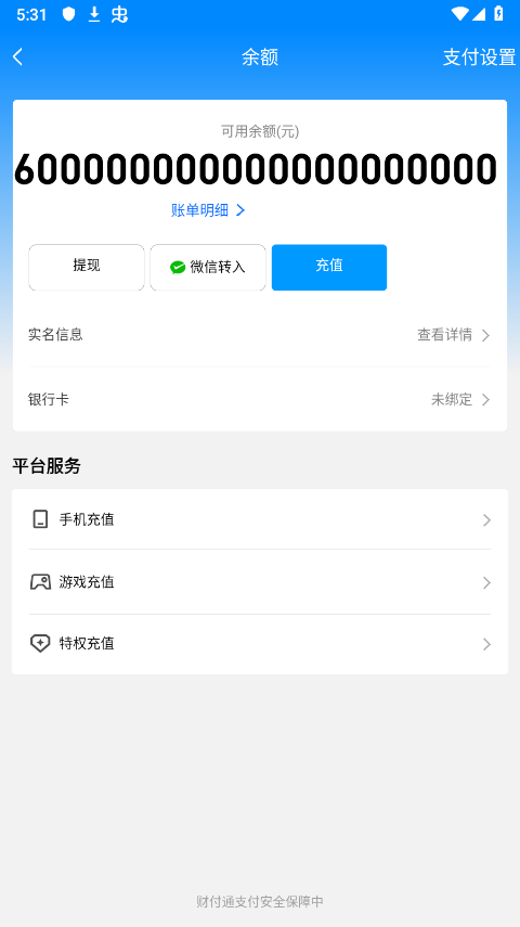 虚拟余额充值神器 .4截图1