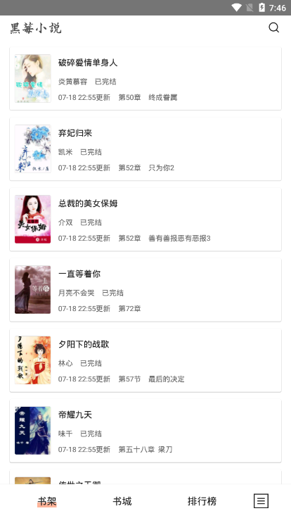 黑莓小说截图0