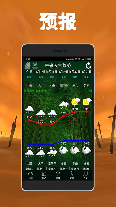 健茂天气网页版截图1