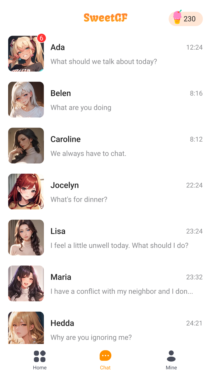 SweetGF聊天软件最新版截图2