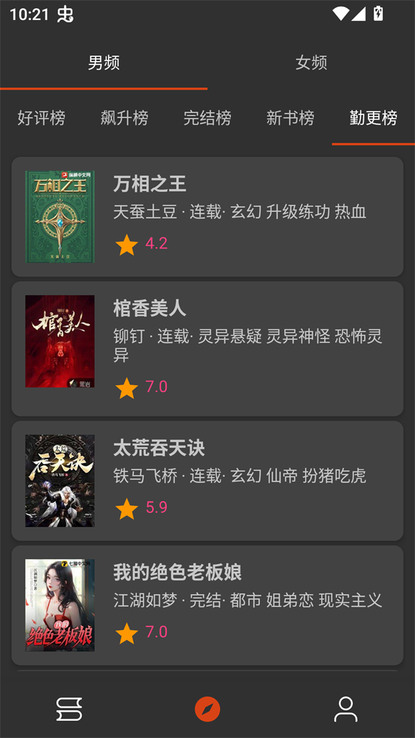 橙子小说截图0
