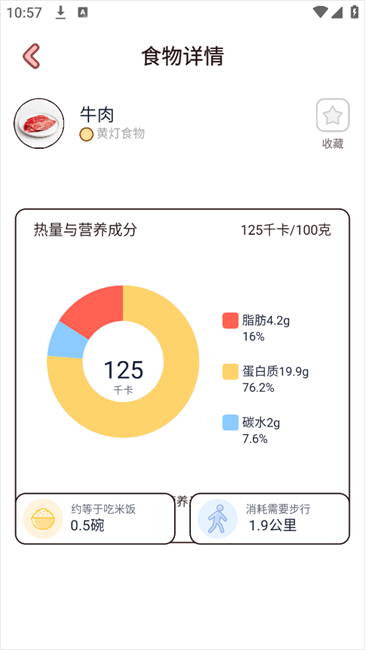 食物营养查询