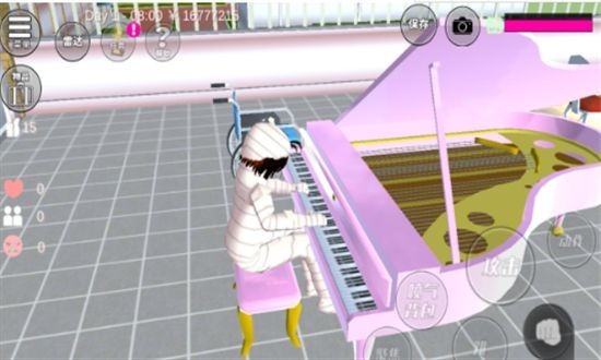 樱花校园模拟器新动作英文版