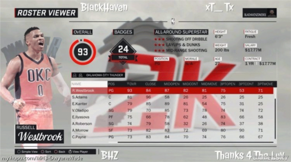 nba2k17手机版