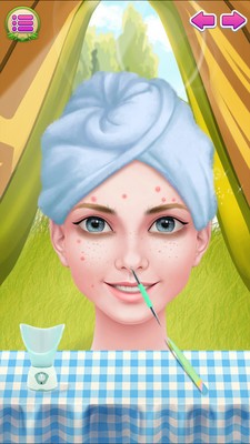 健身美女化妆截图2