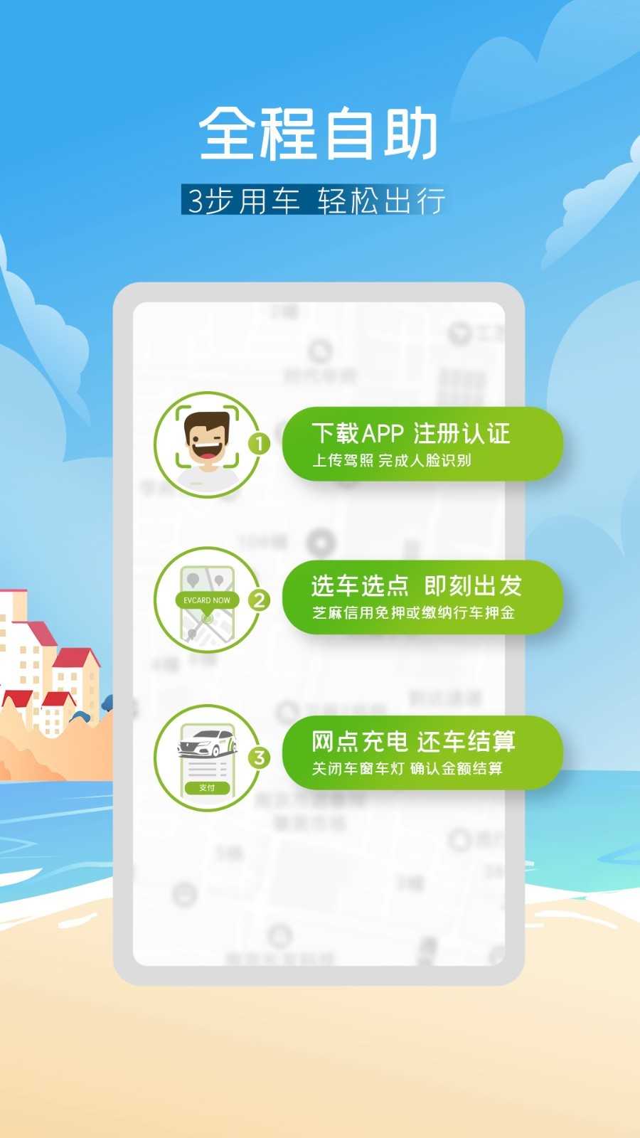 evcard共享汽车截图1