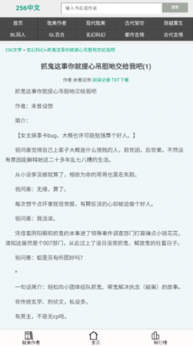 256中文小说阅读