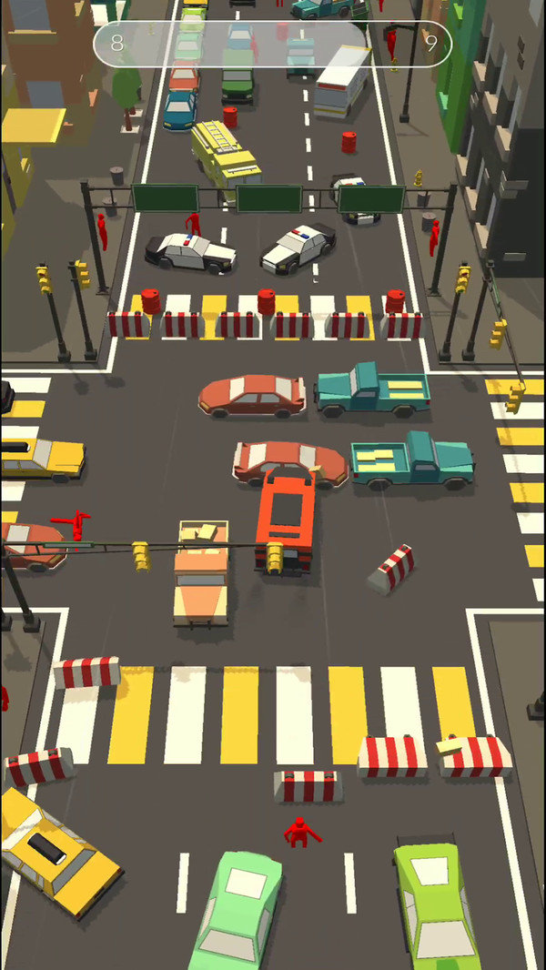 障碍道路碰撞3d截图1