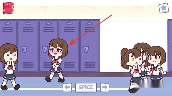 女子学校储物柜