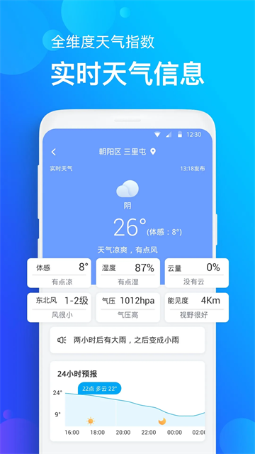 手机天气预报截图1