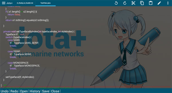 jota+ text editor安卓版截图0