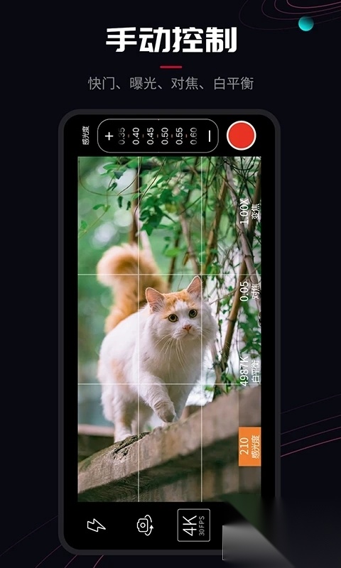 promovie蓝色滤镜相机截图2