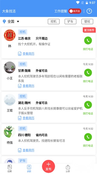 大象找活