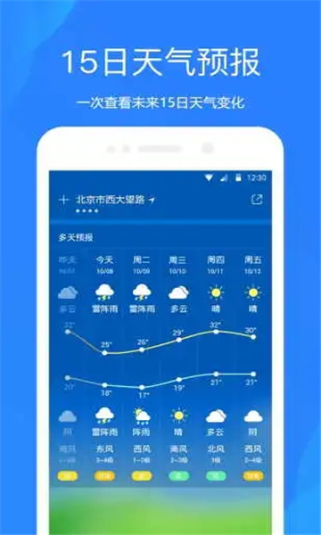 天气预报免费版截图0