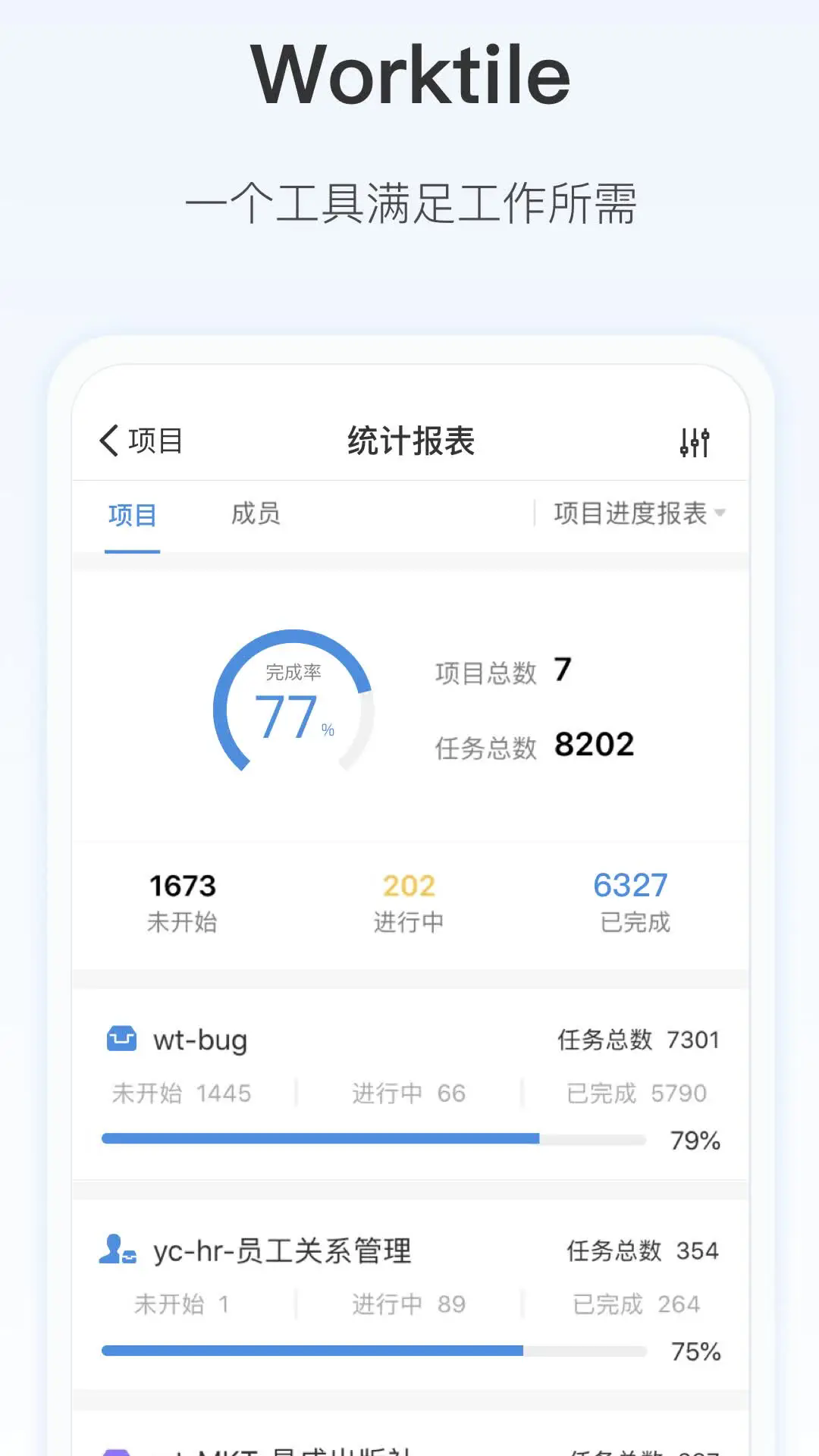 Worktile官方版截图0