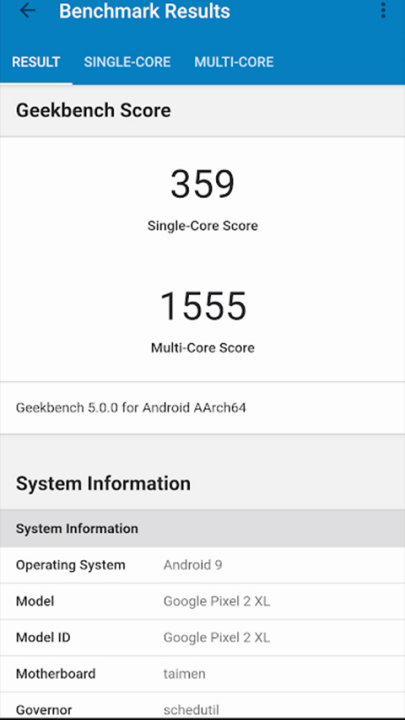 Geekbench5截图3