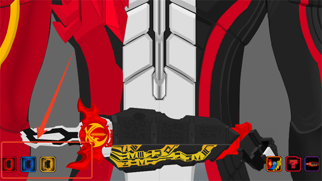 假面骑士刃王剑十圣刃(SaberSwordriverSIM)
