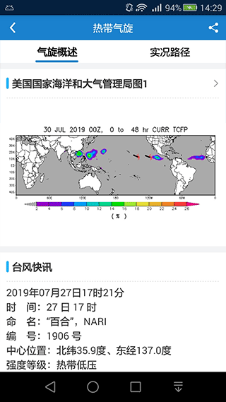 海洋天气截图1