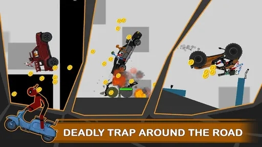 火柴人破坏2(StickRaceDestruction2)截图3