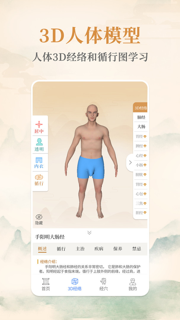 经络穴位标准指南截图2