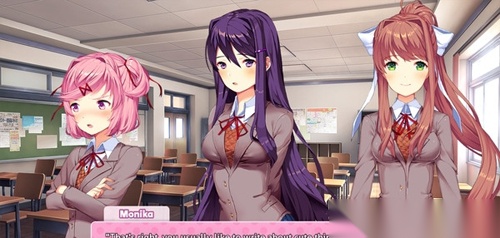 dokidokiliteraryclub截图0