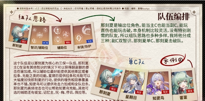 崩坏星穹铁道那刻夏配队推荐
