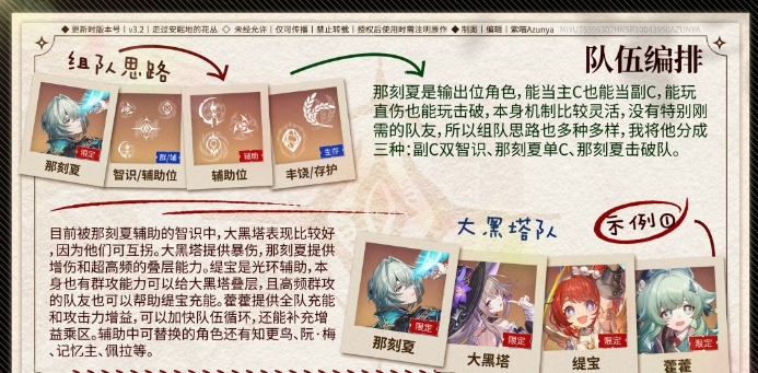 崩坏星穹铁道那刻夏配队推荐