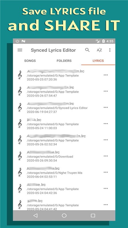 Synced Lyrics Editor截图1