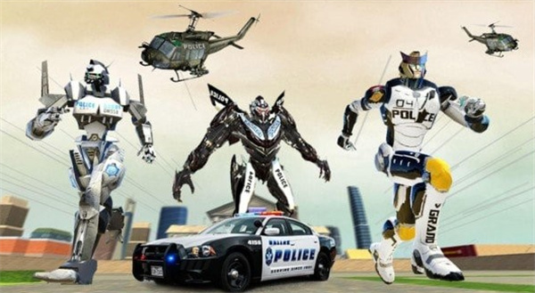 警车改造机器人内购mod版