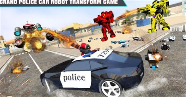 警车改造机器人内购mod版