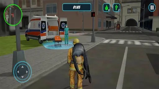 消防大队消防车(Fire Brigade Firefighter Truck)