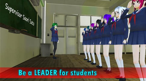 校园女生主管模拟器截图1