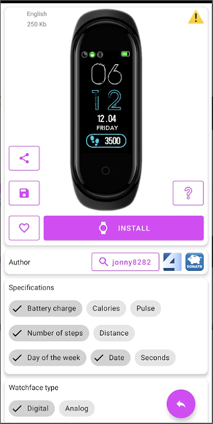 MiBand5手表faces最新版截图0