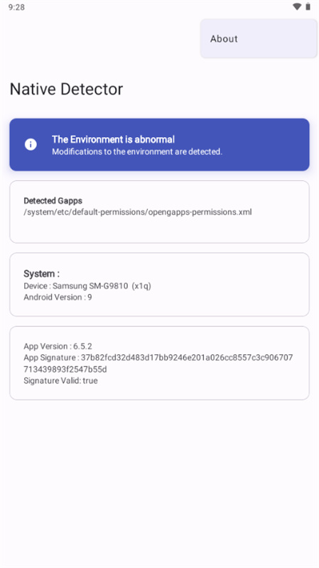 Native Detector