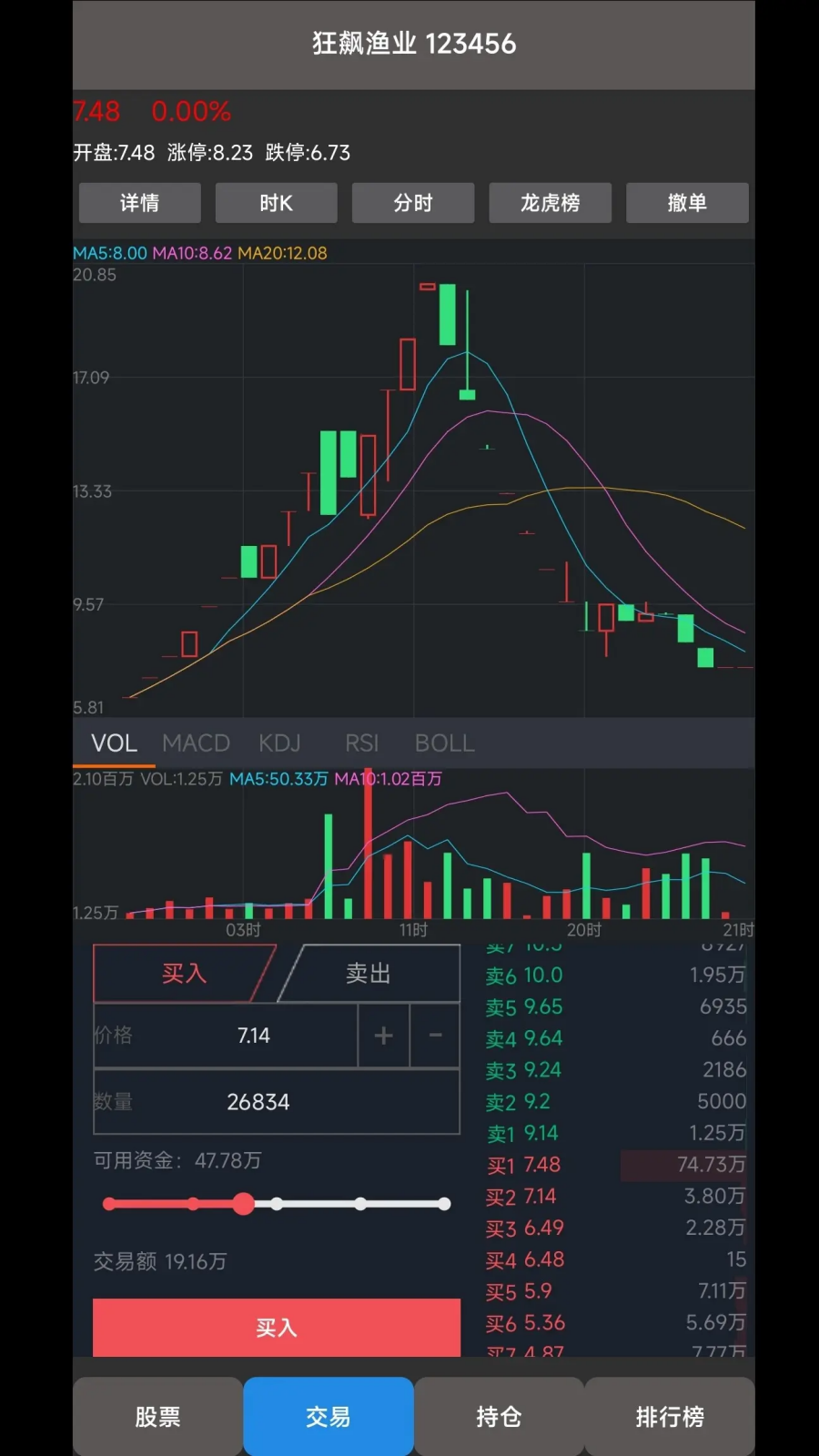 真实炒股模拟器(真实炒股（TapTap测试版截图0
