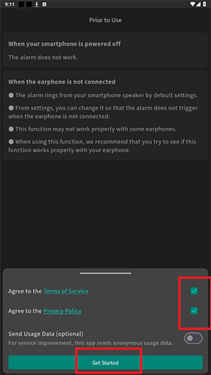 Earphone Alarm
