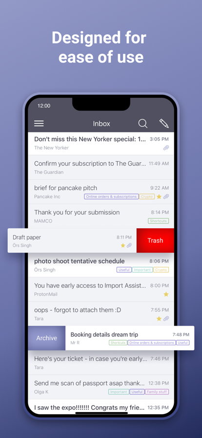 protonmail邮箱截图1