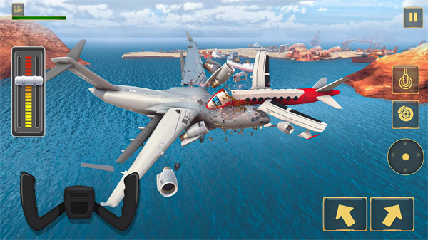 飞机坠毁着陆模拟器游戏截图1