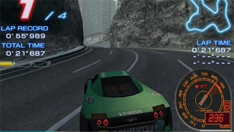 山脊赛车2psp截图2