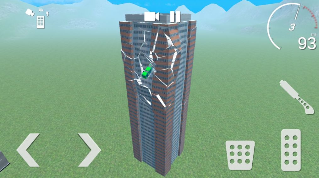 汽车与建筑物的破坏游戏截图2