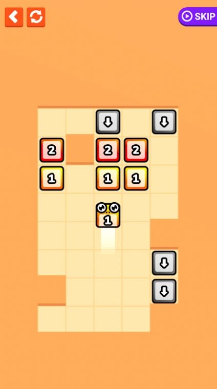 滑动彩色方块游戏手机版截图1