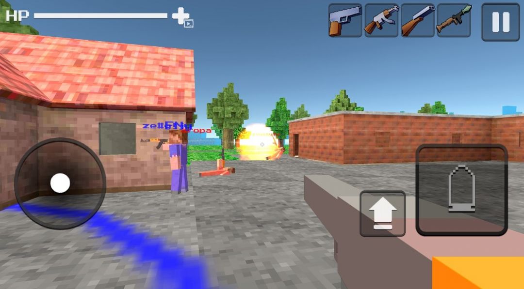 像素枪射击3D游戏截图0